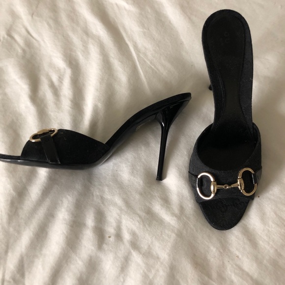 Gucci High Heel Mule Black - Picture 2 of 4